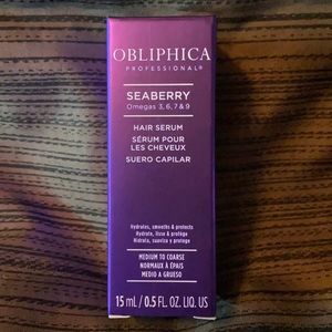NWT Obliphica Professional Seaberry Medium to Coarse Hair Serum 15ml